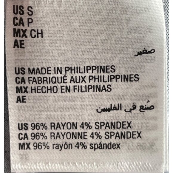 Style & Co. Small Shirring Top Blue Paisley Design Rayon & Spandex Blend - Picture 8 of 8